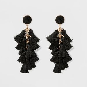 SUGARFIX by BaubleBar Multi-Tassel Drop Earrings